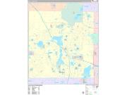 Maple Grove Wall Map Premium Style 2023